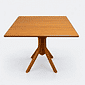 Mesa X 80x80 Com 4 Cadeiras X Madeira Maciça Mel
