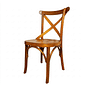 Mesa X 80x80 Com 4 Cadeiras X Madeira Maciça Mel Mesa X 80x80 Com 4 Cadeiras X Madeira Maciça Mel