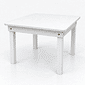 Mesa Infantil de Madeira Branco Mesa Infantil de Madeira Branco