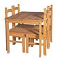 Conjunto Mesa Com 4 Cadeiras Madeira Maciça Conjunto Mesa Com 4 Cadeiras Madeira Maciça