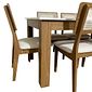 Conjunto Mesa 160x90cm com 6 cadeiras De Telinha Conjunto Mesa 160x90cm com 6 cadeiras De Telinha