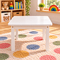 Mesa Infantil de Madeira Branco Mesa Infantil de Madeira Branco