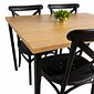 Conjunto Mesa Industrial e 4 cadeiras X