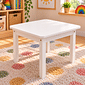 Mesa Infantil de Madeira Branco Mesa Infantil de Madeira Branco
