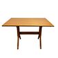 Mesa X de Madeira Maciça 120x80 Mel