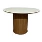 Conjunto Mesa Redonda Maior com 4 Cadeiras de Telinha