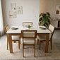 Conjunto Mesa 140x90cm Com 4 Cadeiras Estofadas Telinha
