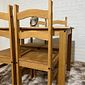 Conjunto Mesa Com 4 Cadeiras Madeira Maciça Conjunto Mesa Com 4 Cadeiras Madeira Maciça