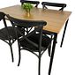 Conjunto Mesa Industrial e 4 cadeiras X