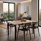Conjunto Mesa Industrial e 4 cadeiras Designer
