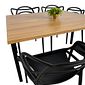 Conjunto Mesa Industrial e 4 cadeiras Designer