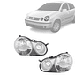Par Farol Polo 2003 2004 2005 2006 Cromado Par Farol Polo 2003 2004 2005 2006 Cromado
