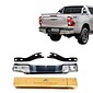 Parachoque Traseiro Hilux Pick Up 2016 2017 2018 2019 2020 2021 2022 2023 2024 2025