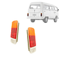 Par Lanterna Traseira Kombi Klipper 1976 a 2014 Tricolor Par Lanterna Traseira Kombi Klipper 1976 a 2014 Tricolor
