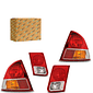 Kit Conjunto Lanterna Traseira Honda Civic 2004 2005 2006 Kit Conjunto Lanterna Traseira Honda Civic 2004 2005 2006