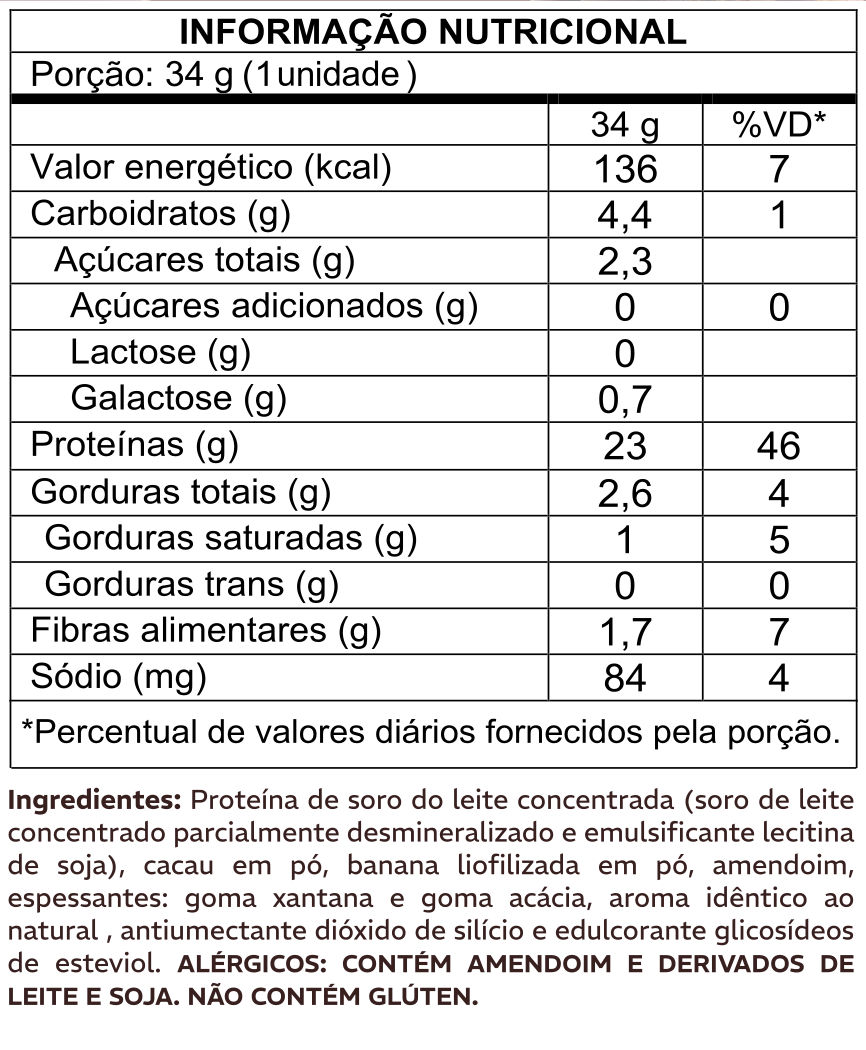 Informações Nutricionais