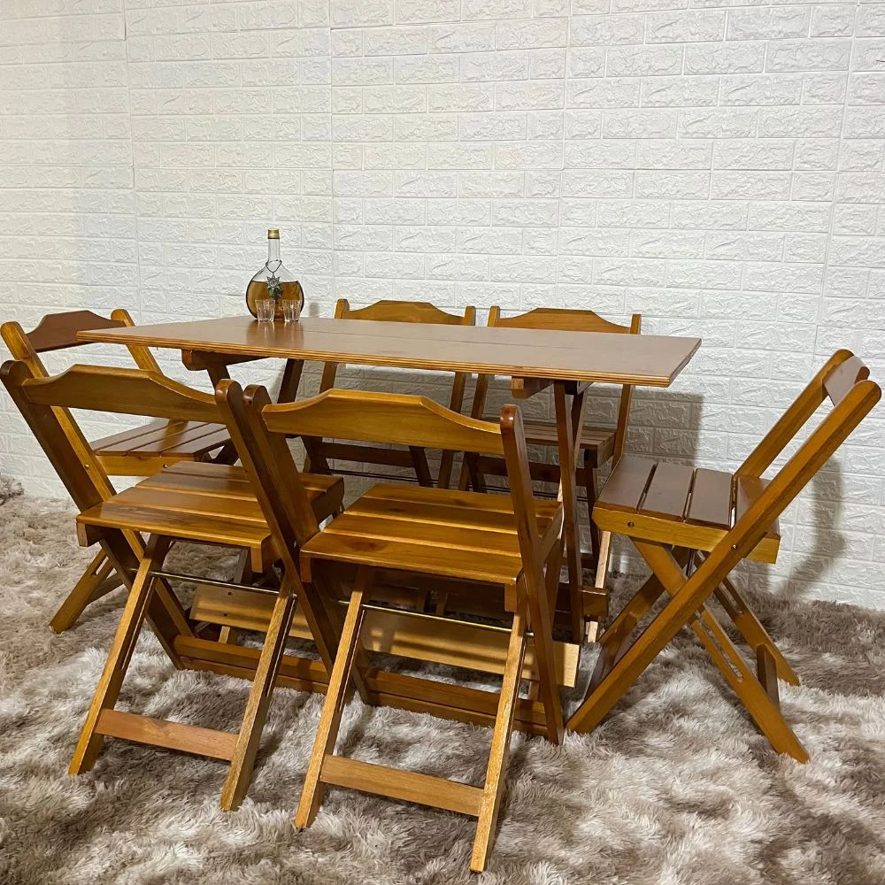 conjunto dobravel 120x70 6 cadeiras mel 3