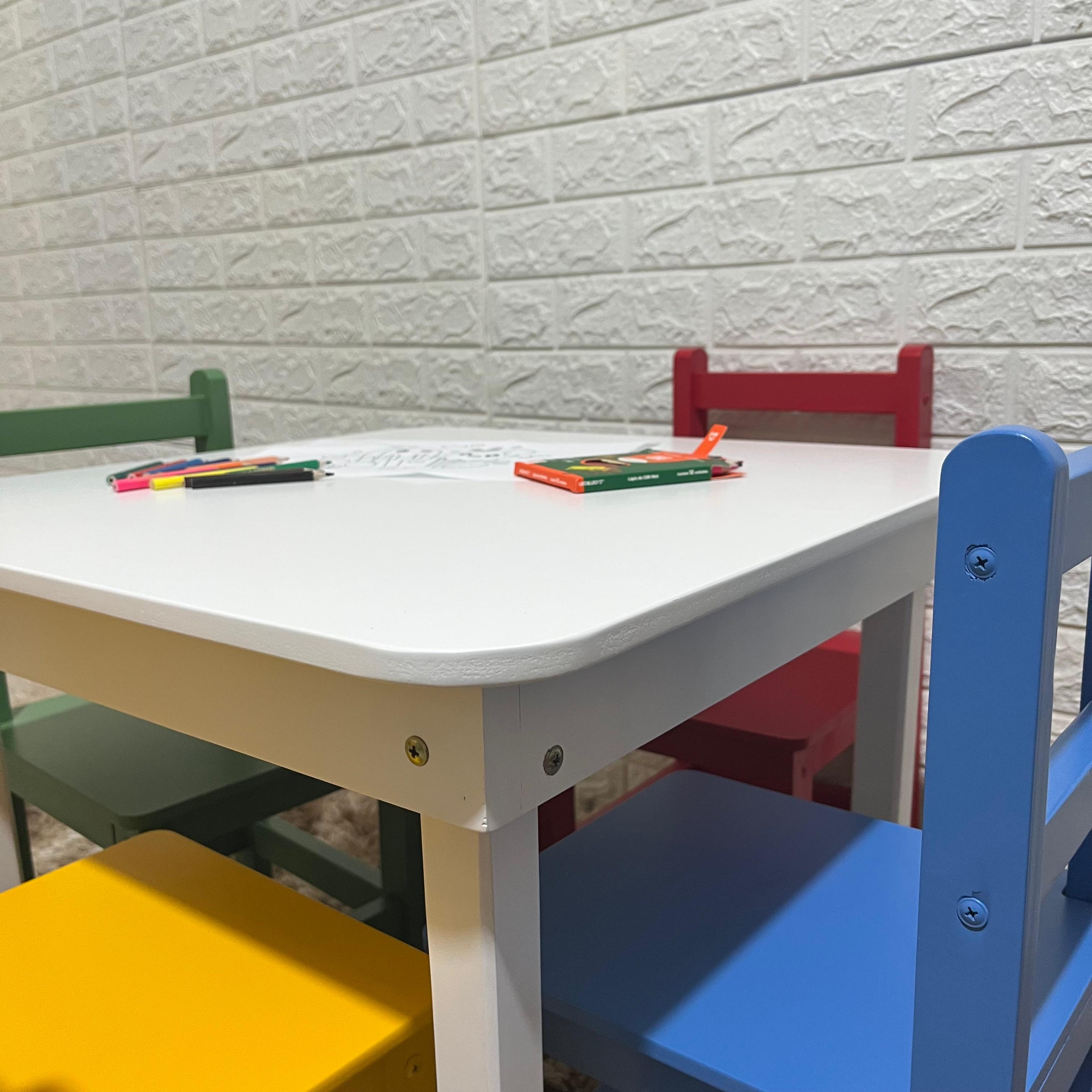 conjunto infantil 4 cadeirinhas 6