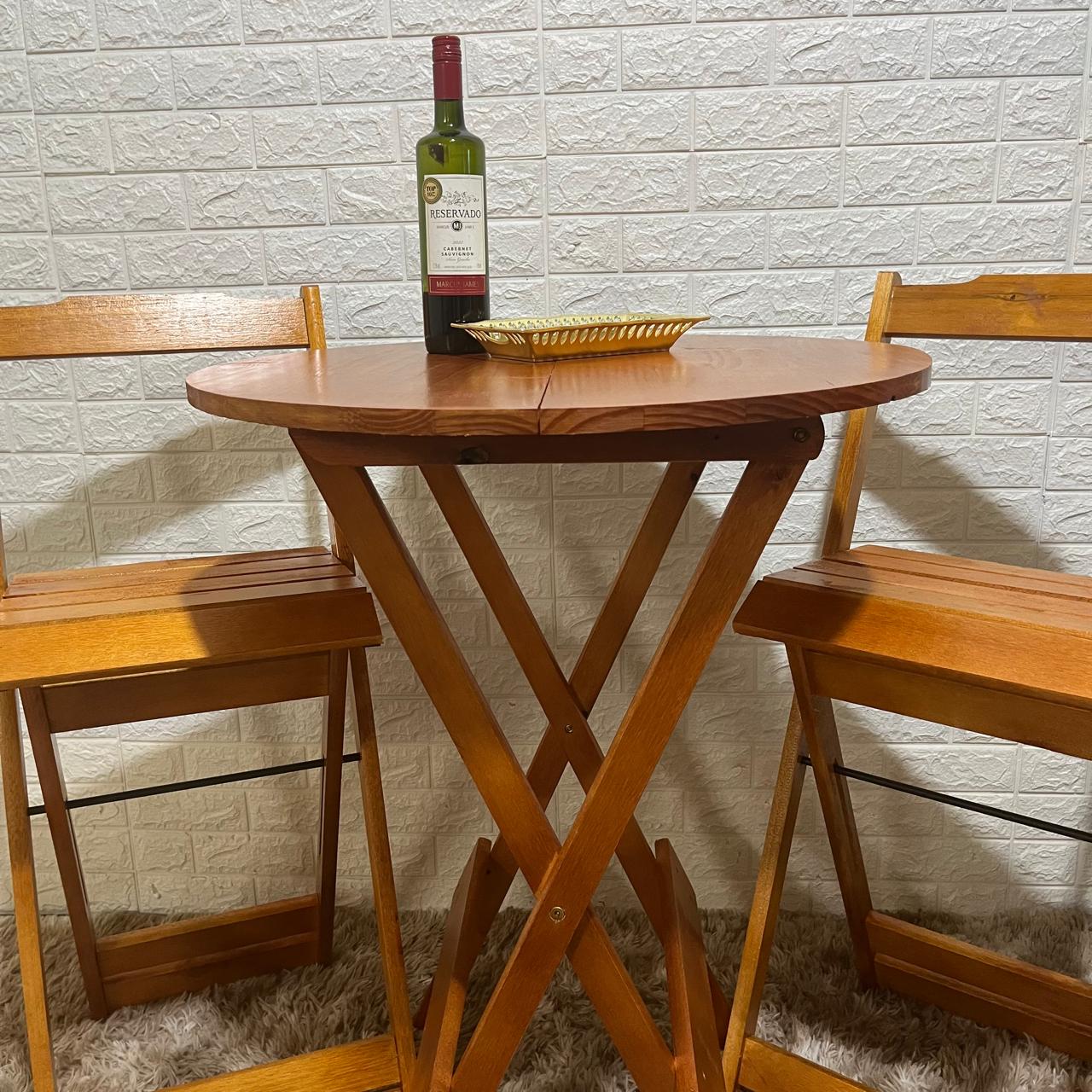 09 conjunto bistro dobravel com 2 banquetas parana