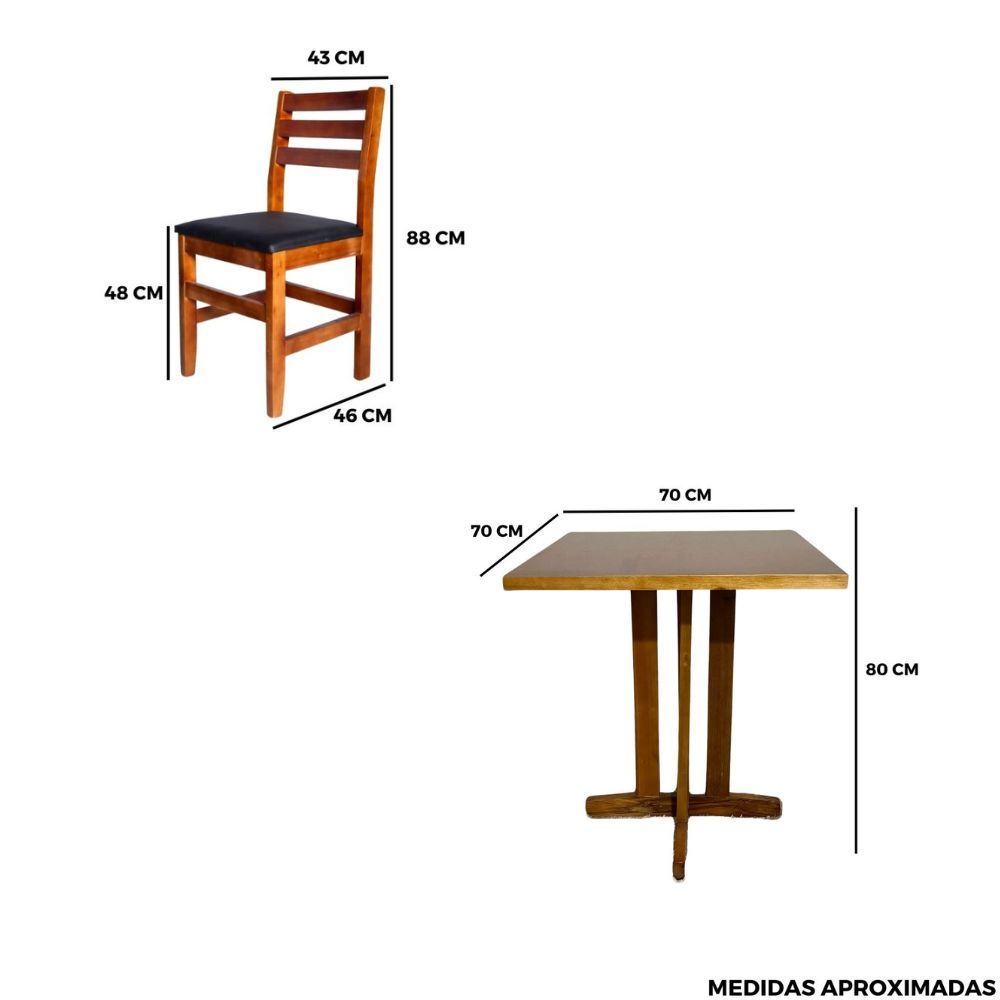 medidas conjunto fixo 70x70 preto