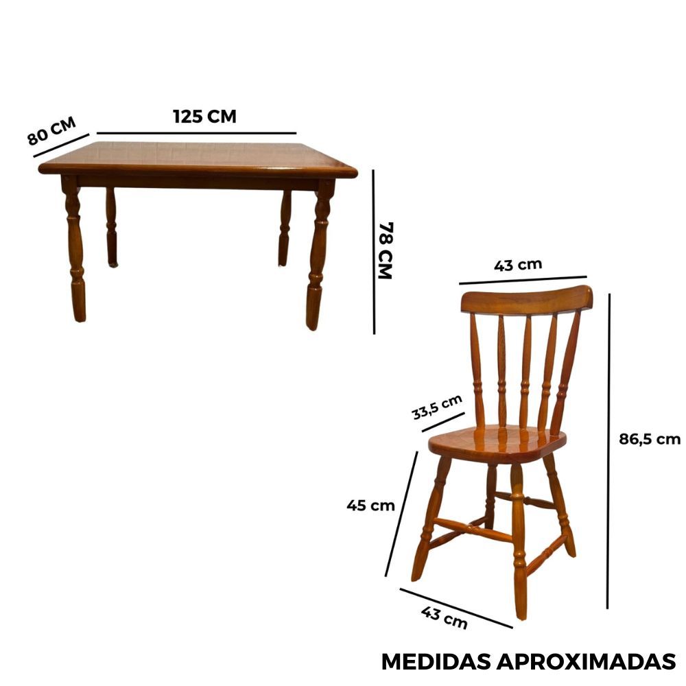 medidas conjunto dobravel 70x70 com 4 cadeiras preto