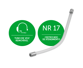 THS 55 RJ9 - Tubo plástico rígido removível e reversível