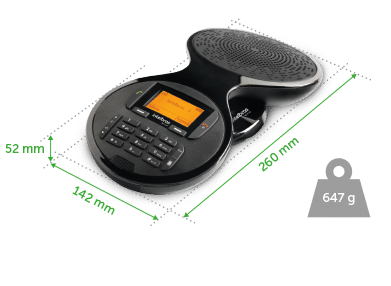 TS 9160 - Dimensões e peso