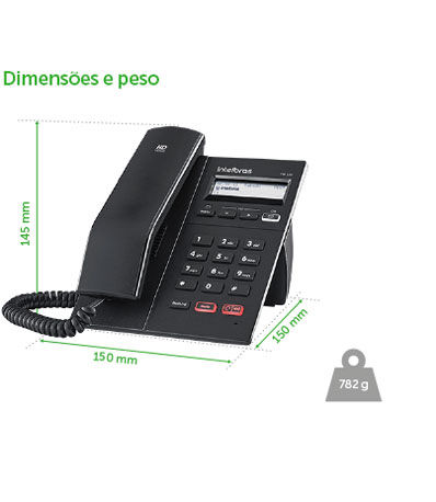 TIP 125i - Dimensões e Peso
