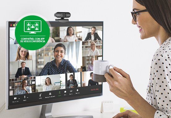 CAM-HD-720p - Compatível com as principais plataformas disponíveis no mercado