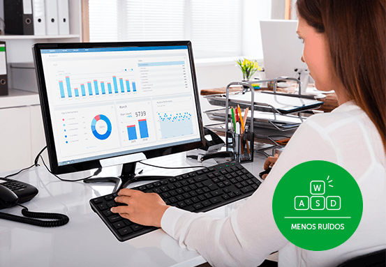 Teclado com fio TCI 10 - Teclas