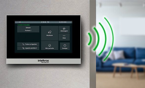 TVIP 3000 WIFI Branco - Tecnologia Wi-Fi