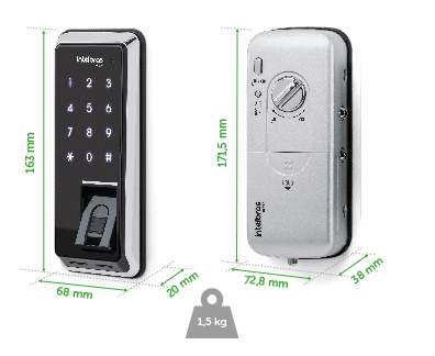 FR 220 - Dimensões e peso