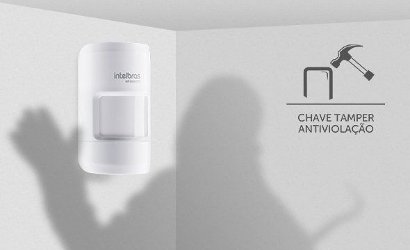 IVP 8000 PET - Chave tamper antiviolação