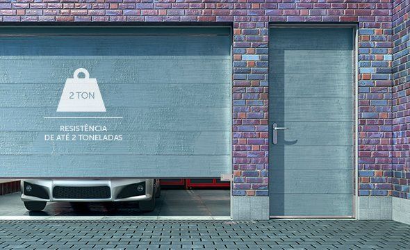 XAS Porta de Aço SP com Suporte - Alta resistência a impactos