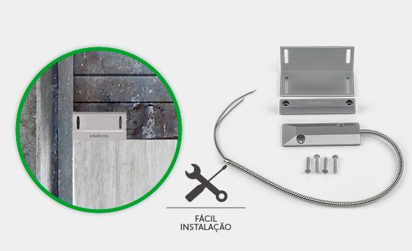 XAS Porta de Aço SP com Suporte - Suporte para instalação