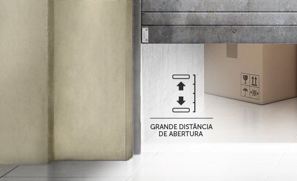 XAS Porta de Aço Mini - Abertura