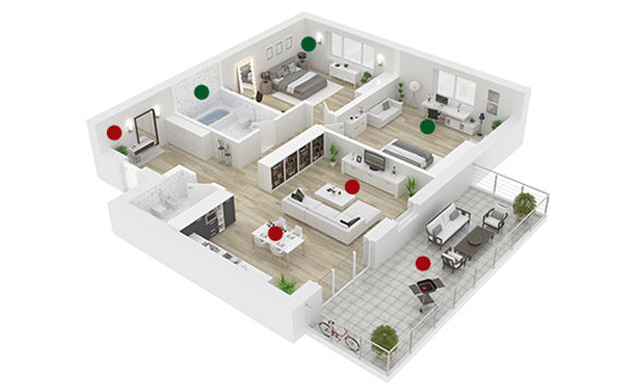 XAC 8000 - Ambientes