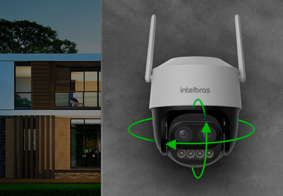 iM7+ Zoom Full Color - Função Autotracking e monitoramento 360º