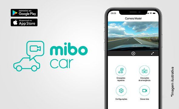 DC 3102 com Micro SD 32GB - Visualização via aplicativo