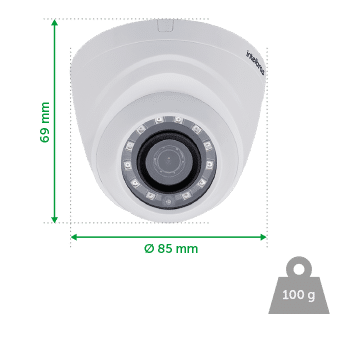 VHD 1010 D G4 - Dimensões e peso