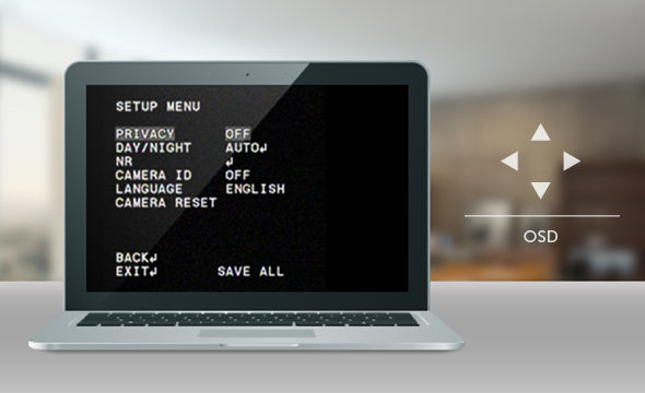 VHL 1120 B - Menu OSD