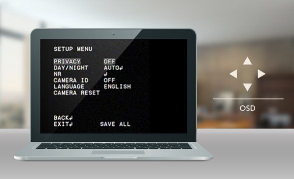 VHD 1010 D G6 - Menu OSD