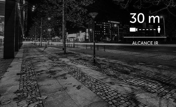 VHD 3230 D VF G6 - Enxergue no escuro total: alcance IR