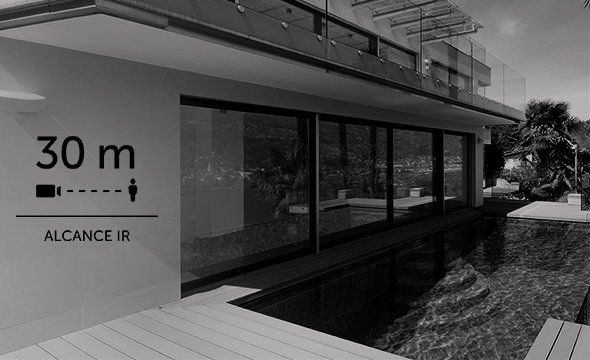 VHD 3430 B G6 - Enxergue no escuro total: alcance IR