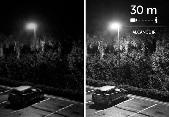 VIP 5460 LPR IA - Nitidez em locais sem iluminação 