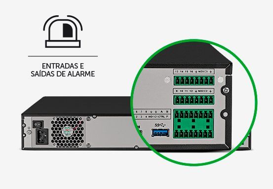 iNVD 5232-16P - Múltiplas funcionalidade