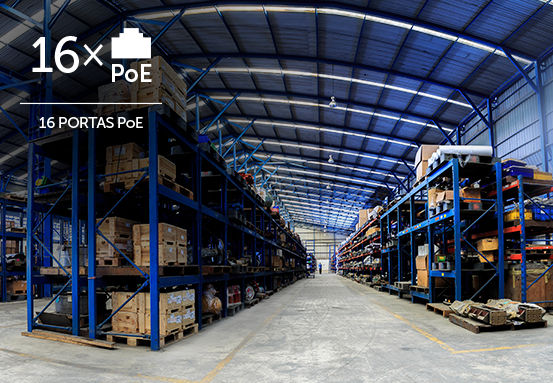 iNVD 5232-16P - Transmissão de vídeo a distância com PoE