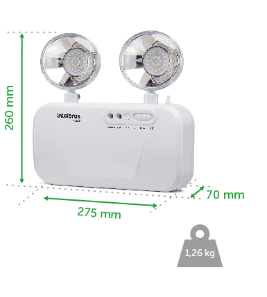 BLA 1200 - Dimensões e peso