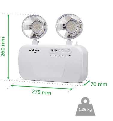 BLA 2200 - Dimensões e peso