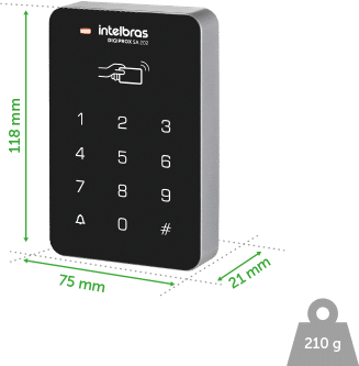 Digiprox SA 202 - Dimensões e peso